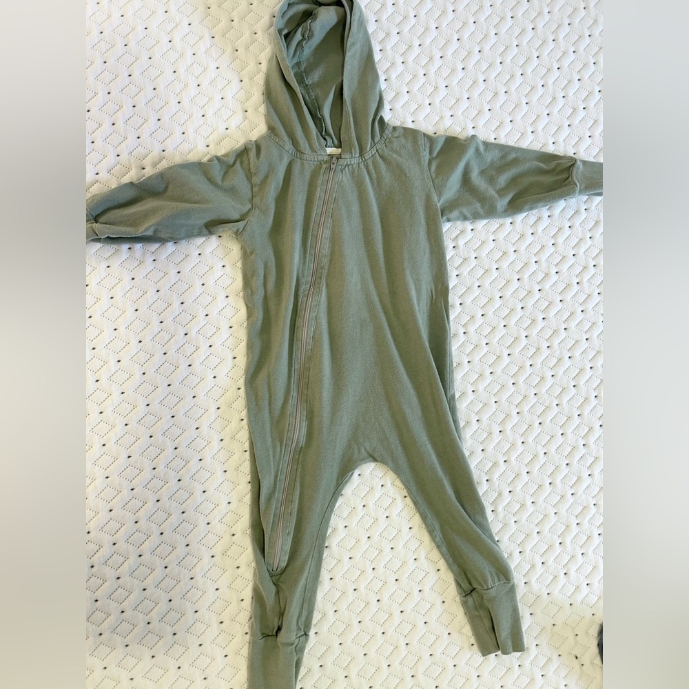 Mini Mioche - Jersey Biker Romper - Kiwi - Size 1/2